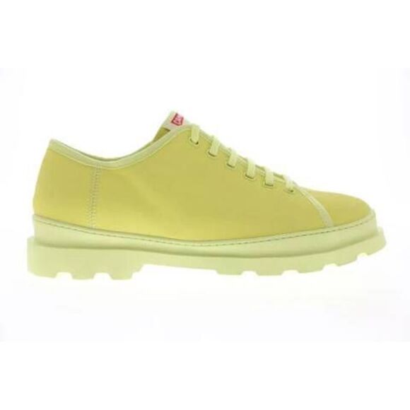 CAMPER BRUTUS YELLOW CANVAS FASHION LIGHTWEIGHT SNEAKERS SHOES MENS 12 NEW - Picture 1 of 6